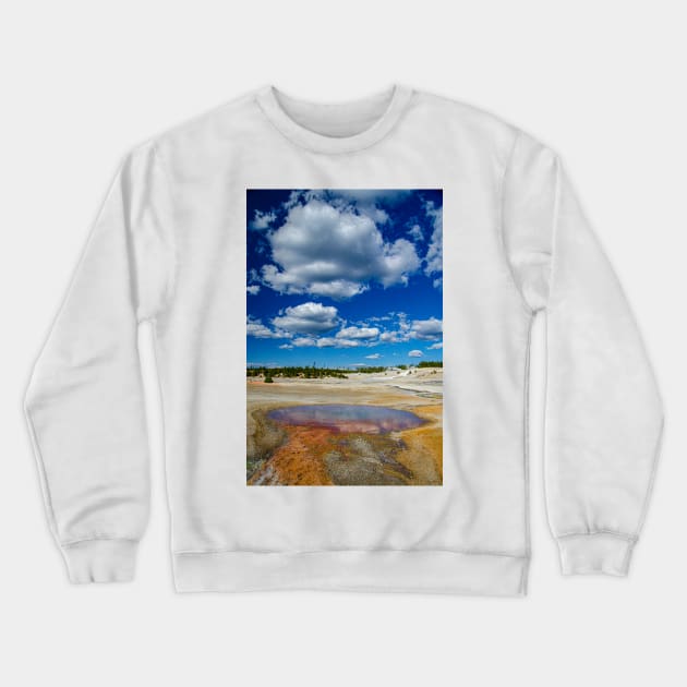 Norris Geyser Basin Spectacular Crewneck Sweatshirt by BrianPShaw